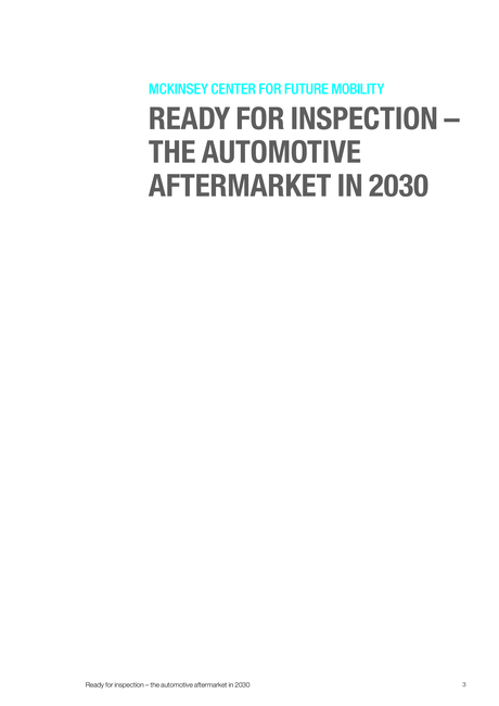 麦肯锡(McKinsey):2030年汽车后市场报告(英文版)